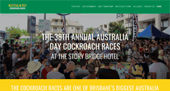 Desktop Screenshot of cockroachraces.com.au